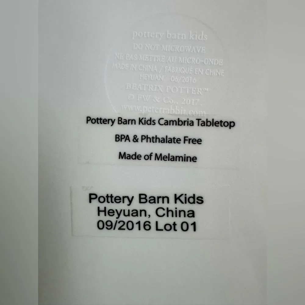 Pottery Barn Kids Easter Plates
